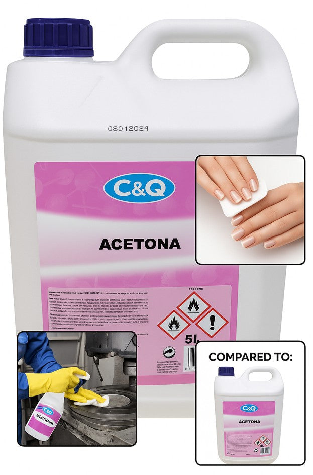 C&Q Acetona Pura Profesional 5L