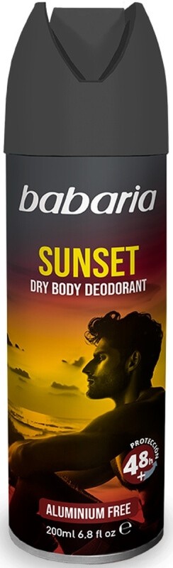 Babaria Sunset Dry Body Deodorant 200 Ml