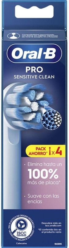 Oral-B Pro Sensitive Clean EB60-4 Pack 4 Cabezales