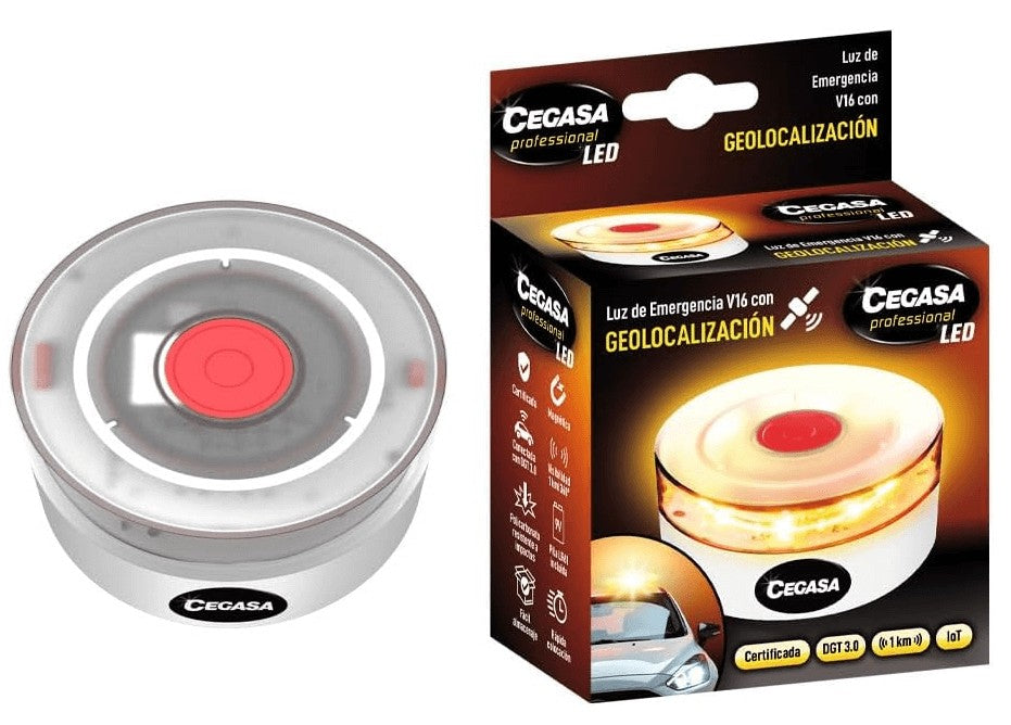 Cegasa Luz de Emergencia V16 con Geolocalización