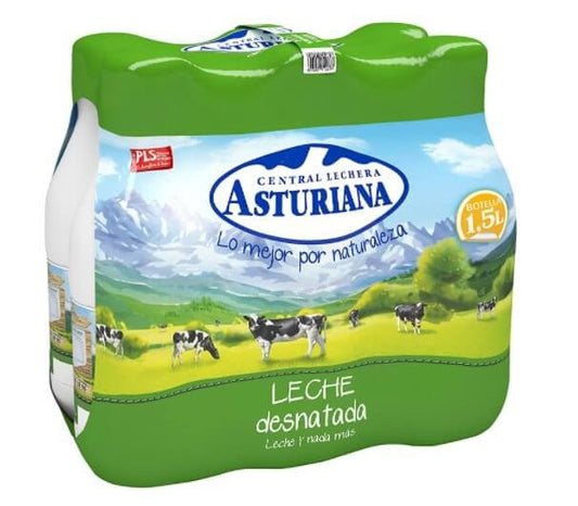 Central Lechera Asturiana Desnatada 6 x 1,5L