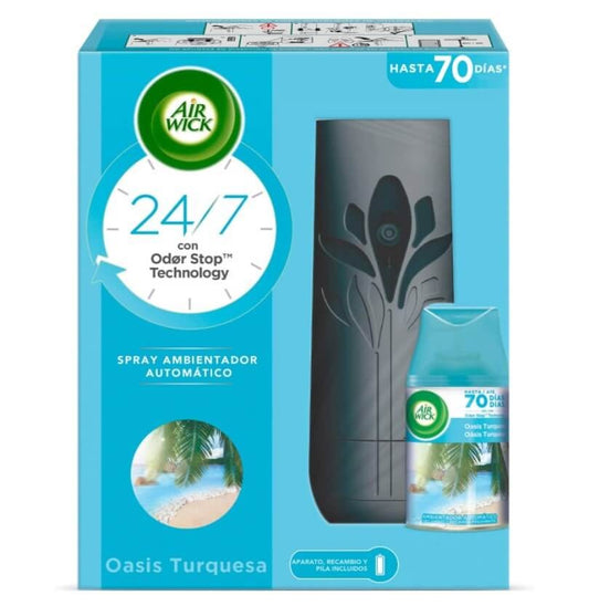 Air Wick Freshmatic Oasis Turquesa Aparato + Recambio