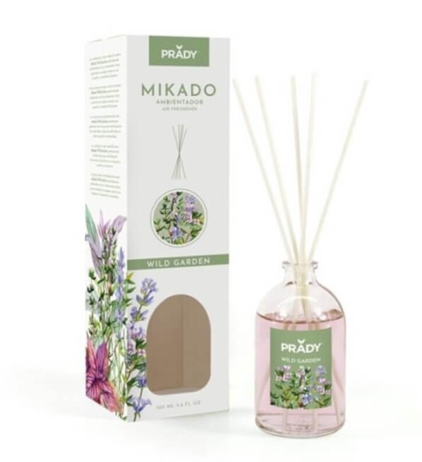 Prady Mikado Ambientador Wild Garden 100 ml