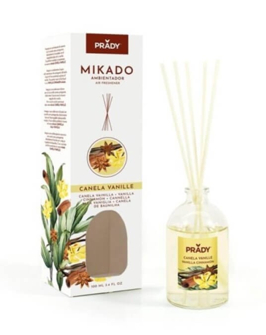 Prady Mikado Ambientador Canela Vanille 100 ml