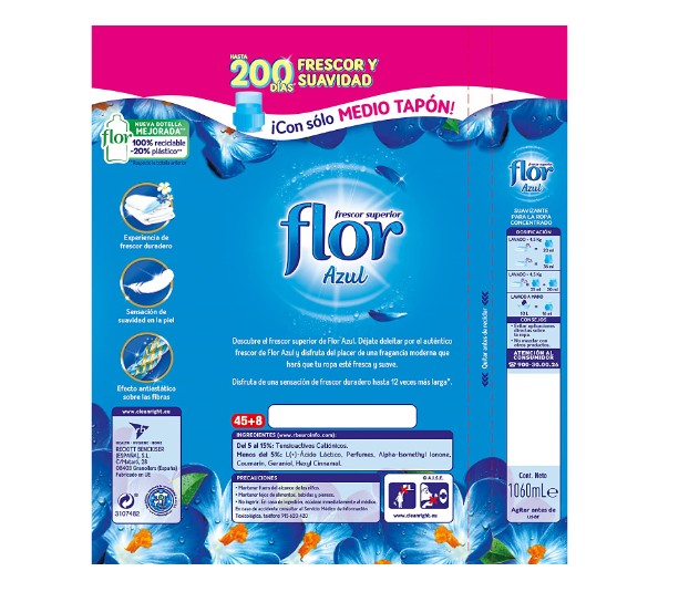 Flor Concentrado aroma azul 53 dosis