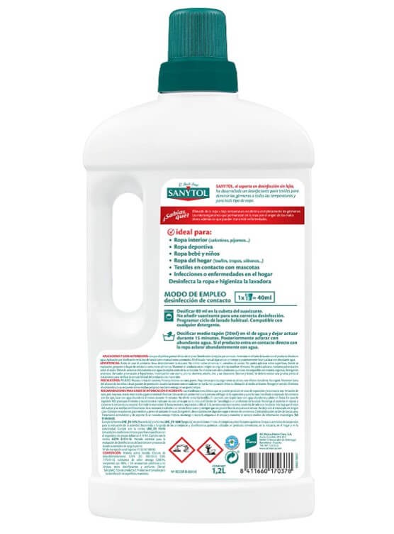 Sanytol Desinfectante Textil 1200 ml