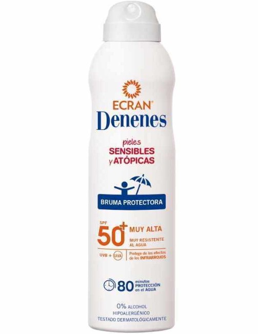 Denenes Leche Solar En Bruma F50 Pieles Atopicas Spray 250 ml