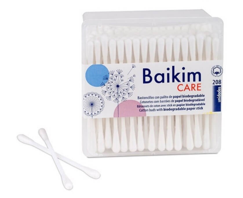 Baikim Bastoncillos de Algodón 208 uds