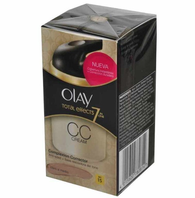 Olay Crema Total Effects CC Claro-Medio 50 ml
