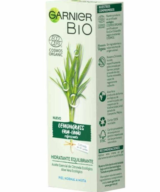 Garnier Crema Hidratante Bio Piel Normal Lemograss 50 ml