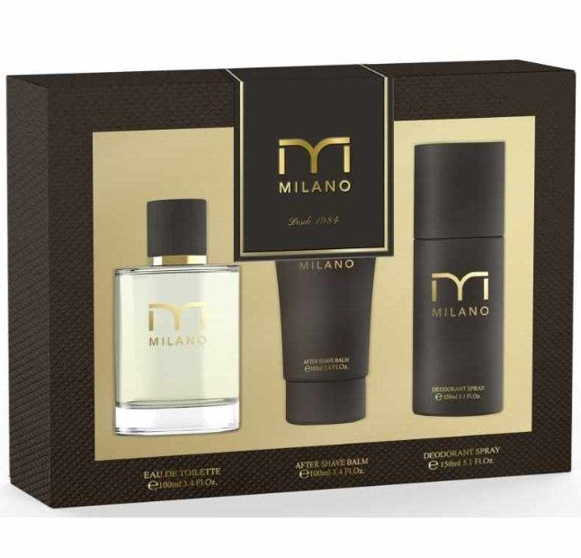 Milano Estuche Clasic Vapo 100 ml + After Shave 100 ml + Desodorante 150 ml
