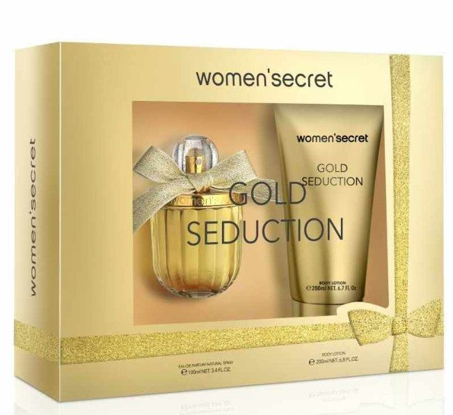 Woman Secret Estuche Gold Seduction Vapo 100 ml + Body