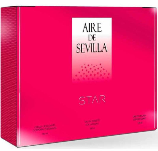 Aire De Sevilla Estuche Star Vapo 150 ml + Crema Hidratante Corporal 150 ml + Gel De Ducha 150 ml