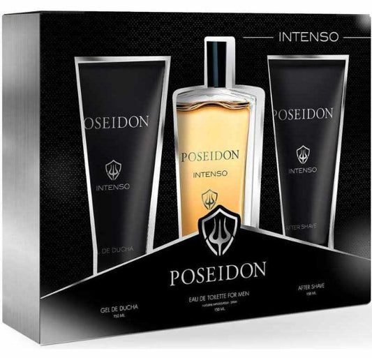 Poseidon Estuche Intenso Vapo 150 ml + Gel De Baño 150 ml + After Shave 150 ml