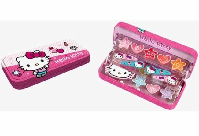 Hello Kitty Plumier De Metal Maquillaje