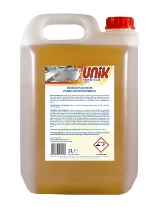 UNIK Desengrasante De Planchas Concentrado 5 Litros