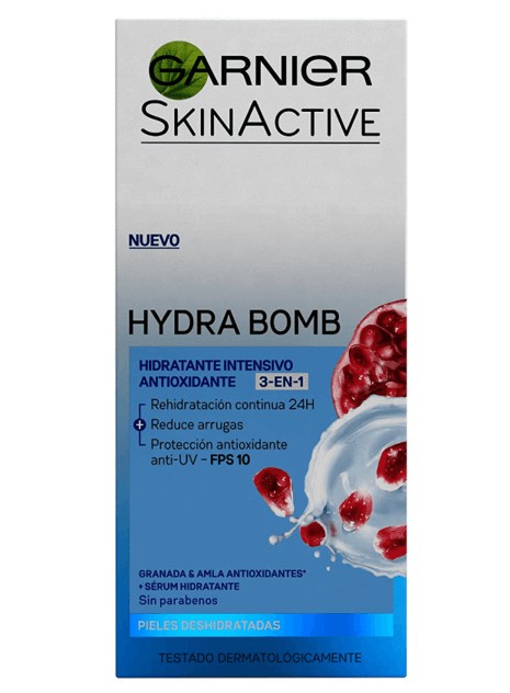 Hydra Bomb Crema Hidratante - Garnier - De Día Antioxidante 50 ml