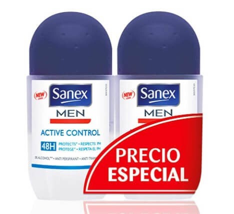 Sanex Men Active Control Roll On 50 ml x 2