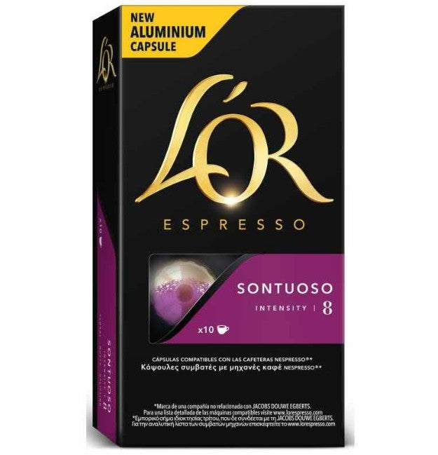 Lor Café Espresso Sontuoso Para Nespresso 10 Cápsulas