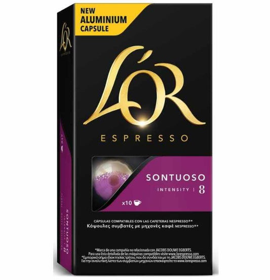 Lor Café Espresso Sontuoso Para Nespresso 10 Cápsulas