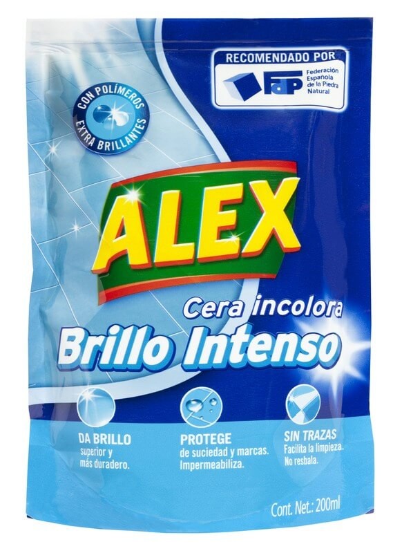 Alex Cera Incolora Brillo Intenso 200 ml - Realza el Esplendor Natural de tus Suelos