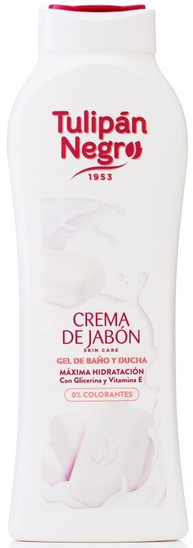 Tulipán Negro Gel de Baño Crema de Jabón 650 ml