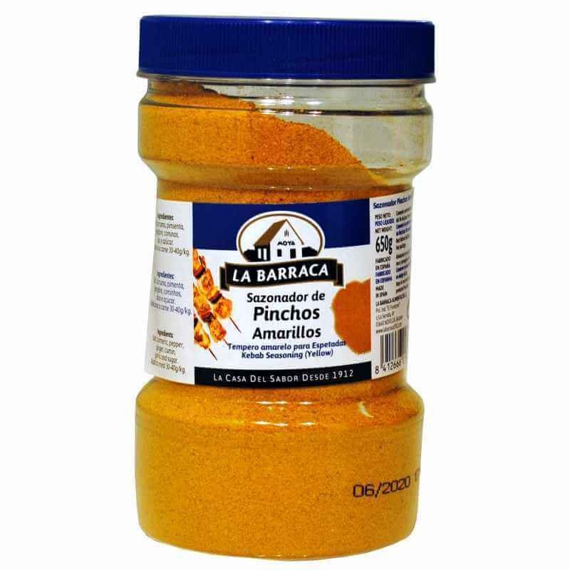 La Barraca Sazonador de Pinchos Amarillos 650G - El Toque Perfecto para tus Platos