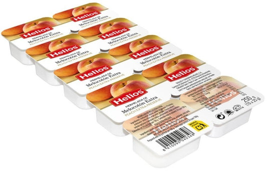 Helios Mermelada De Melocotón 10 Unidades X 25 gr