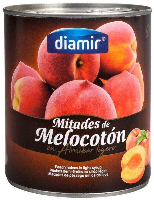 Diamir Melocotón En Almíbar Extra Peso Neto 840 gr Peso Escurrido 480 gr