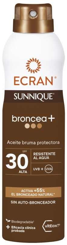 Ecran Sunnique Aceite Bruma Protectora SFP30 250 ml