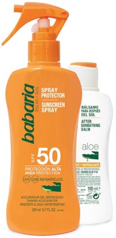 Babaria Leche Solar Protectora F50 Pistola 200 ml