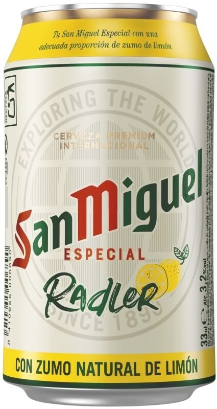 San Miguel Cerveza 3,2º Radler Lata 330 ml Pack 24 und