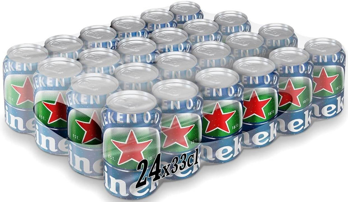 Heineken Cerveza 0.0 Sin Alcohol Pack 24 x 330 ml