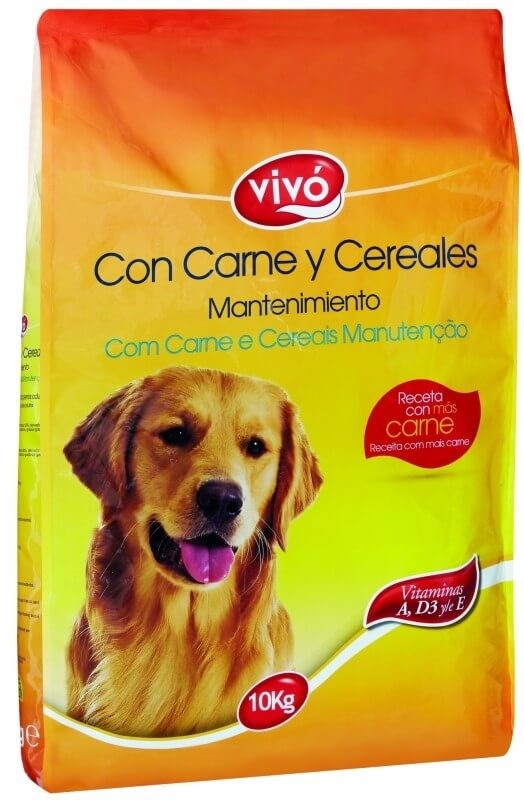 Vivó Pienso Para Perro Con Carne Y Cereales 10 Kg