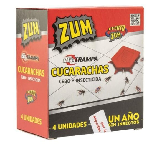 ZUM Gel Trampa Cucarachas 4U