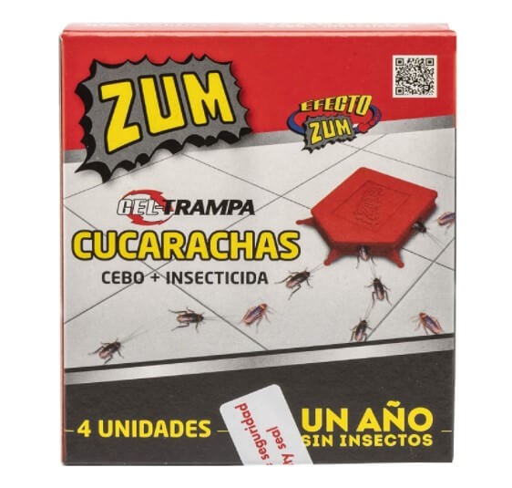ZUM Gel Trampa Cucarachas 4U
