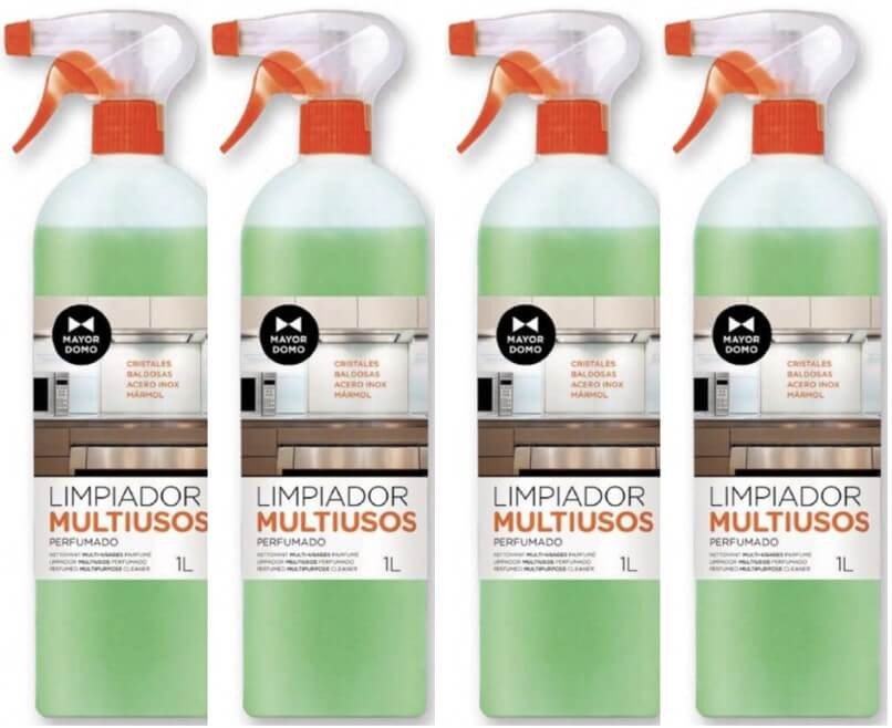 Mayordomo Limpiador Multiusos Perfumado Pack 4 x 1 Litro