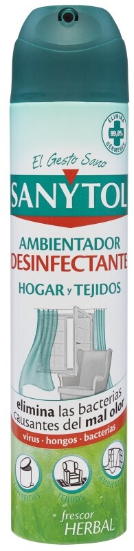 Sanytol Ambientador Desinfectante Hogar y Tejidos 300 ml