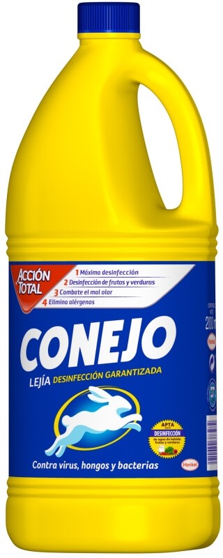 Conejo Lejía Acción Total 2L