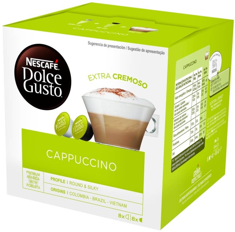 Dolce Gusto Cappuccino 16 Cápsulas
