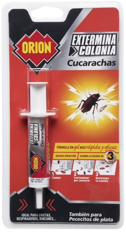 Orion Jeringa Gel Insecticida Cucarachas 8G