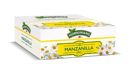 Hornimans Manzanilla Clásica 100 Sobres - Infusión Natural y Relajante