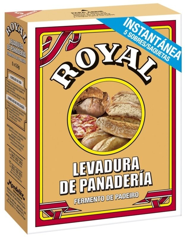 Royal Levadura de Panadería Instantánea 4 Sobres – ¡Tu aliado para panes perfectos!