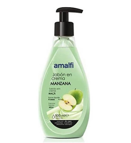 Amalfi Jabón en Crema Manzana 500 ml – Higiene y frescura con aroma irresistible