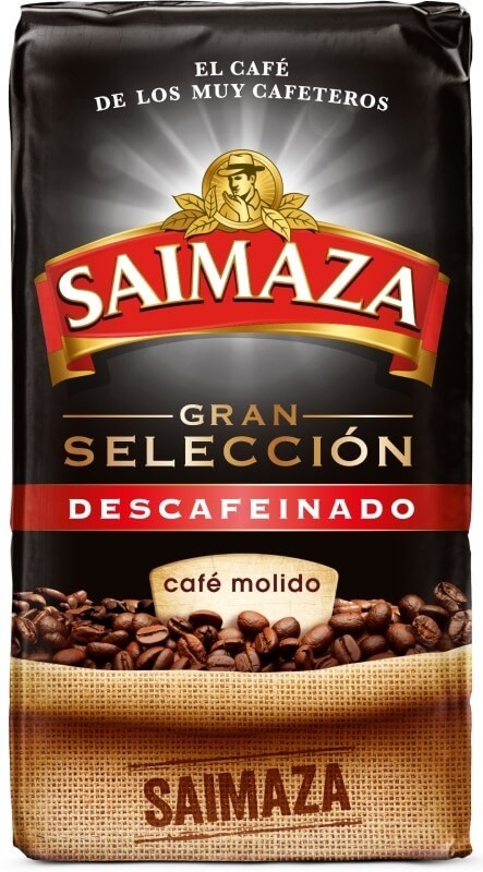 Saimaza Gran Selección Café Molido Descafeinado 250G – Sabor Intenso Sin Cafeína