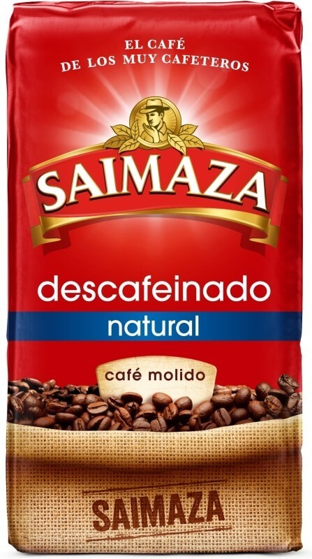 Saimaza Café Molido Descafeinado Natural 250g - El Placer del Café Sin Cafeína