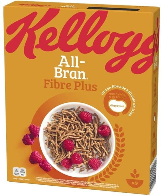 Kelloggs All Bran Fibre Plus 375 gr