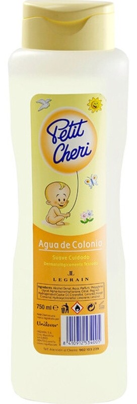 Petit Cheri Agua de Colonia Bebé 750 ml - Suavidad y Frescura para los Más Pequeños