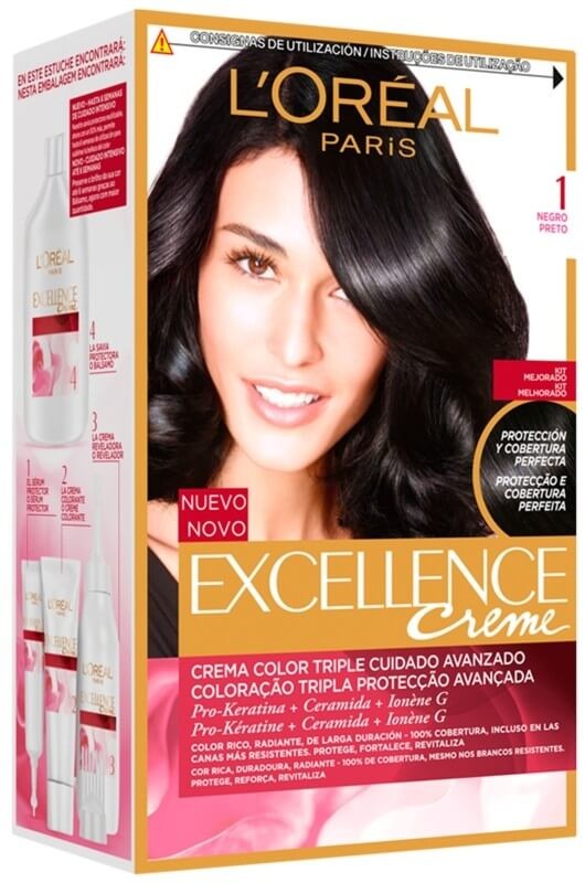 L'Oreal Excellence Creme Tinte 1 Negro