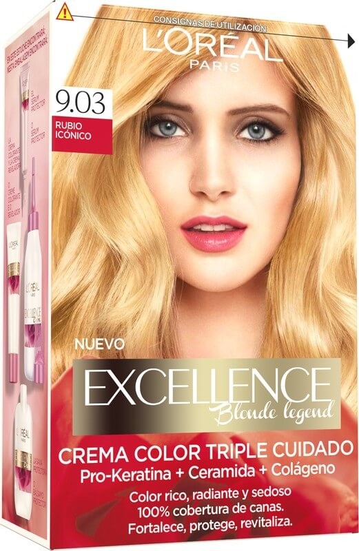 L'Oreal Excellence Creme Tinte 9.03 Rubio Icónico
